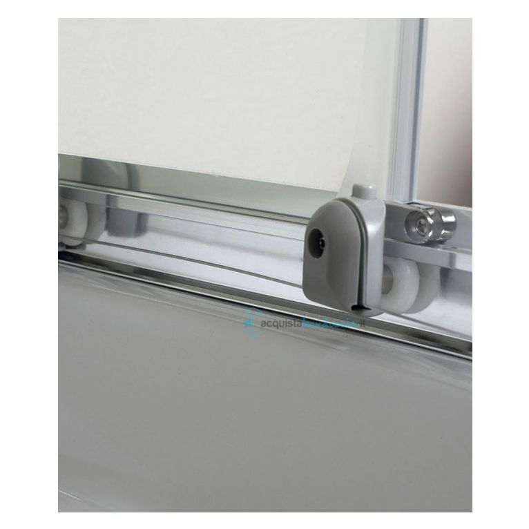 box doccia angolare porta scorrevole 73x87 cm opaco serie s