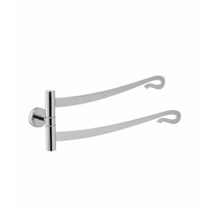 PORTASALVIETTE SNODATO IN  OTTONE CROMATO ART. DUALITY 7.10 SERIE LA PROGETTO
