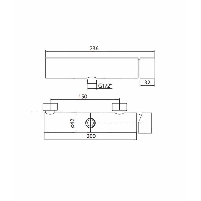 miscelatore mx2q in ottone doccia esterno serie sphera