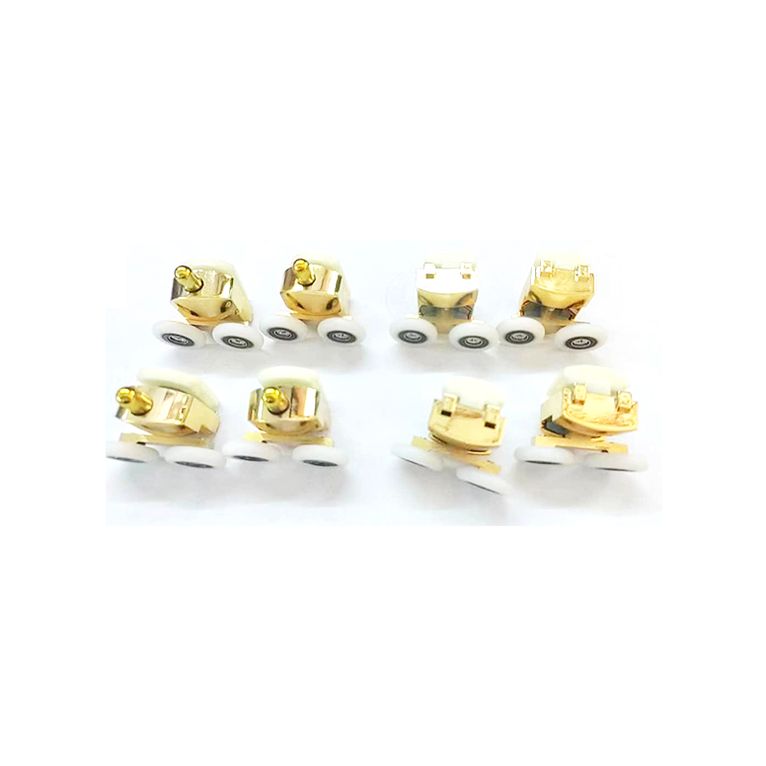 box doccia 70x90 cm angolare porta scorrevole trasparente dorato serie oro gold