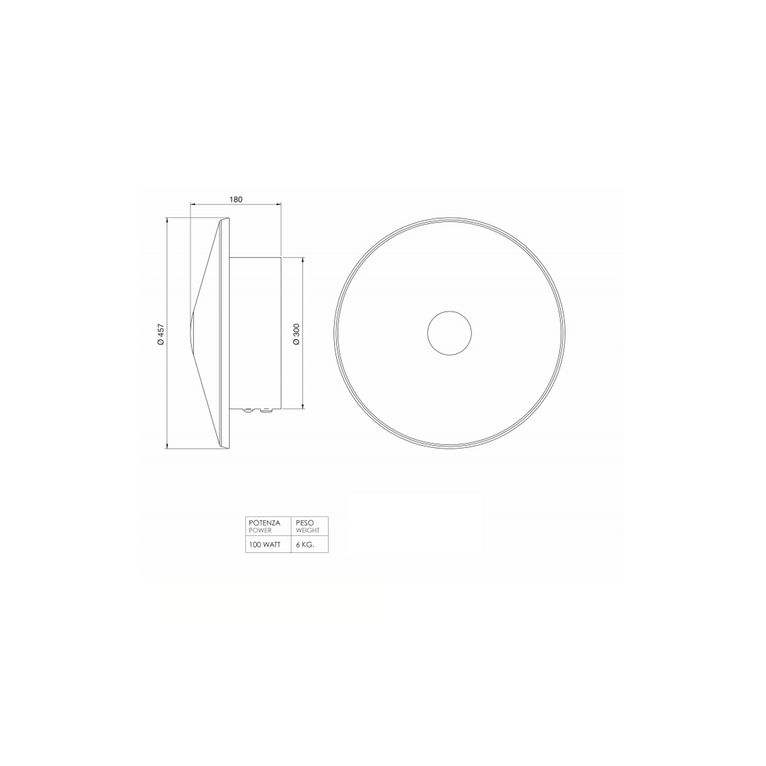 termoarredo scaldasalviette elettrico a muro hom - shield 100