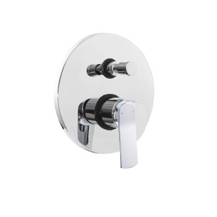 MISCELATORE DOCCIA INCASSO A 2 VIE CROMATO SERIE LM