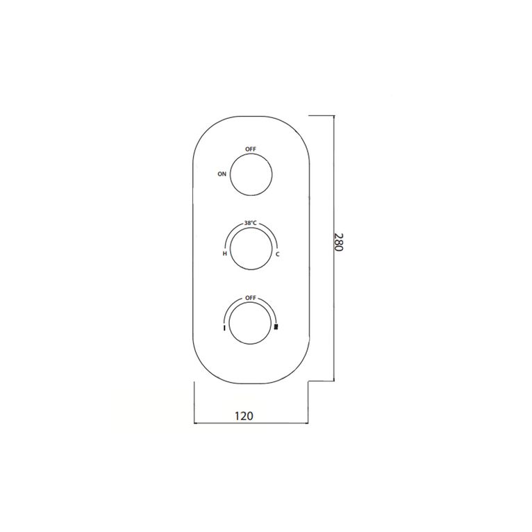 miscelatore tm3vt in ottone termostatico da incasso serie sphera
