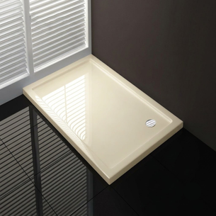 PIATTO DOCCIA 60X120 CM ALTEZZA 4 CM COLORE CREMA