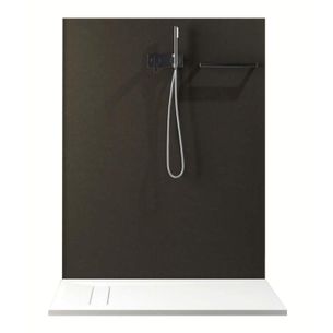 PIATTO DOCCIA RETTANGOLARE IN LUXOLID 80X100 CM - RIVERSIDE SOLID